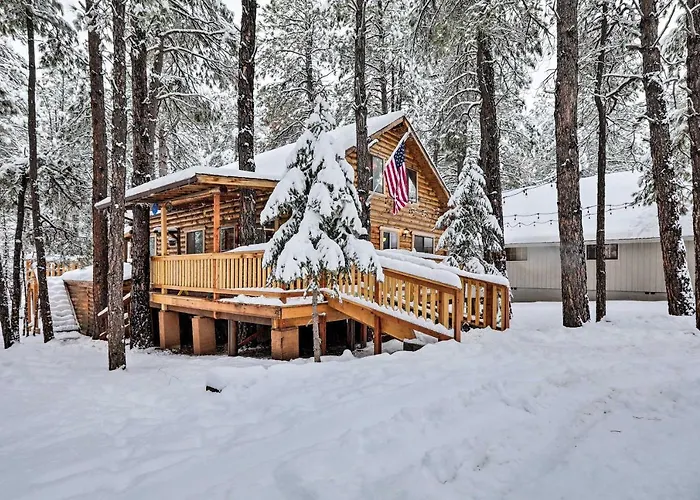Furnished Deck: In Coconino National Forest Holiday home *